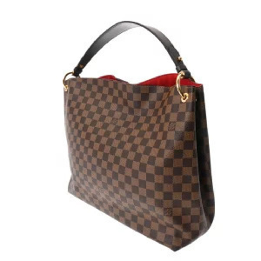 Louis Vuitton canvas Brown Damier Shoulder shoulder Graceful Bag